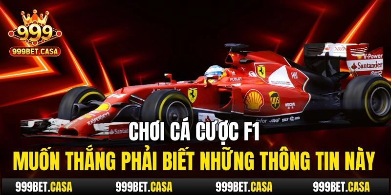 Chơi cá cược F1 muốn thắng phải biết những thông tin này